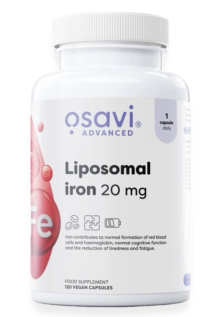 Liposomal Iron, 20mg - 120 vegan caps