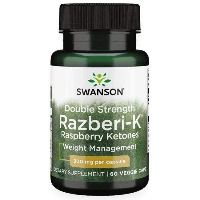 Double Strength Razberi-K, 200mg - 60 vcaps