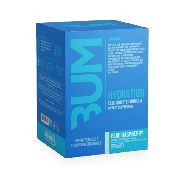 Bum Hydration, Blue Raspberry - 20 x 6.1g