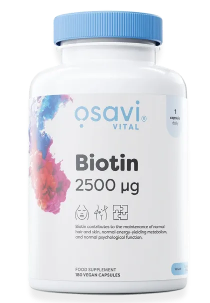 Biotin, 2500mcg - 180 vegan caps