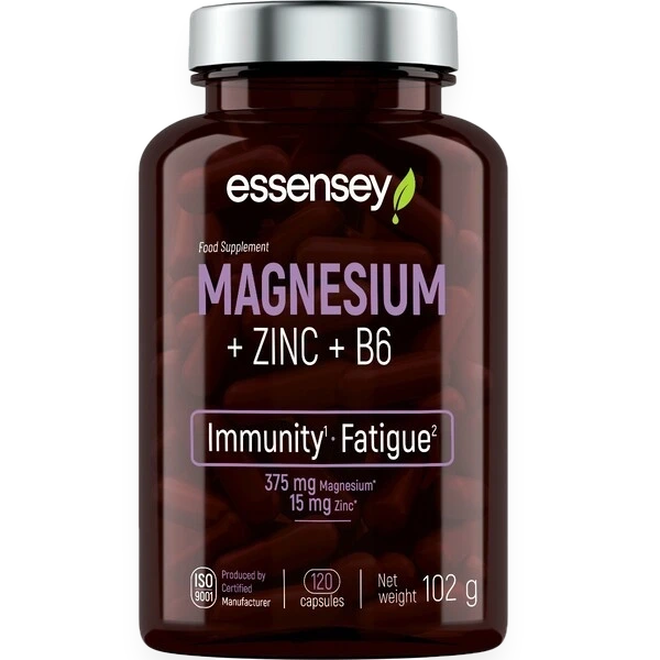 Magnesium + Zinc + B6 - 120 caps