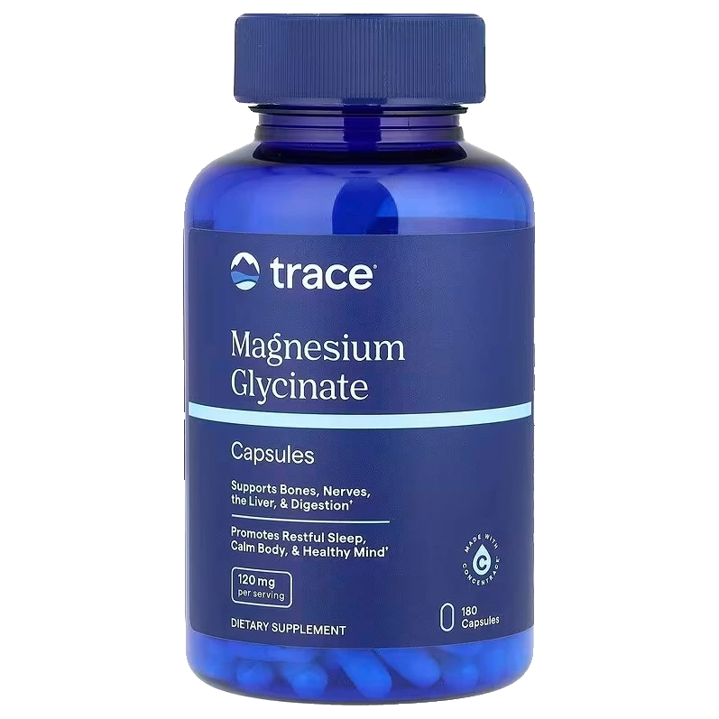 Magnesium Glycinate, 120mg - 180 caps