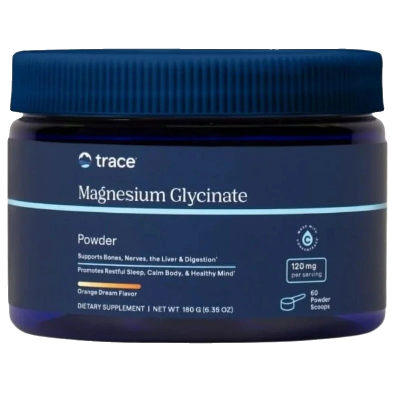 Magnesium Glycinate Powder, Orange Dream - 180 grams
