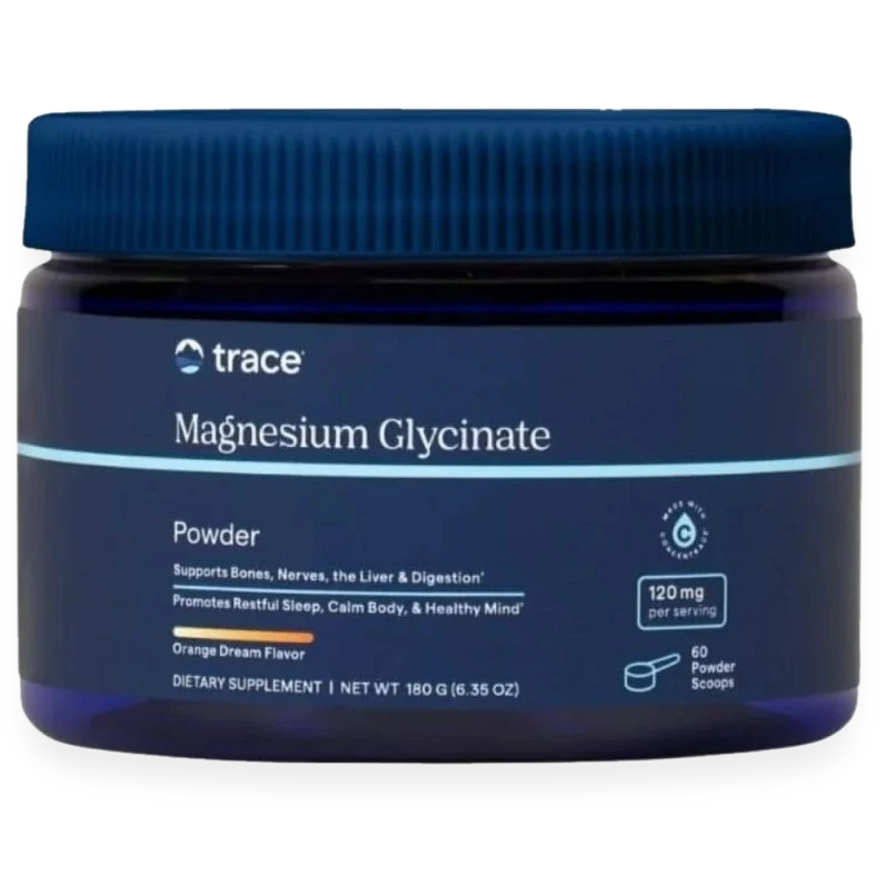 Magnesium Glycinate Powder, Orange Dream - 180 grams