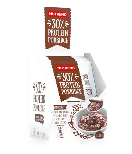 30% Protein Porridge, Chocolate - 5 x 50g