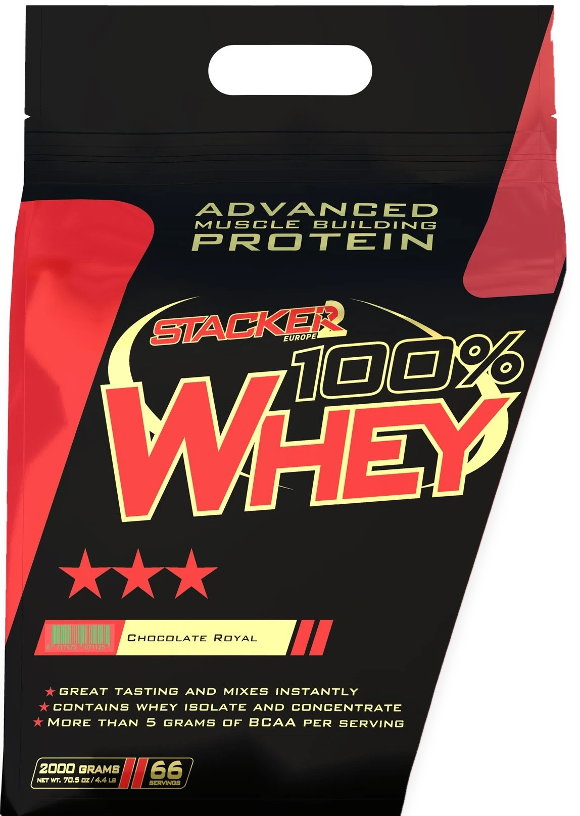 100% Whey, Chocolate - 2000 grams