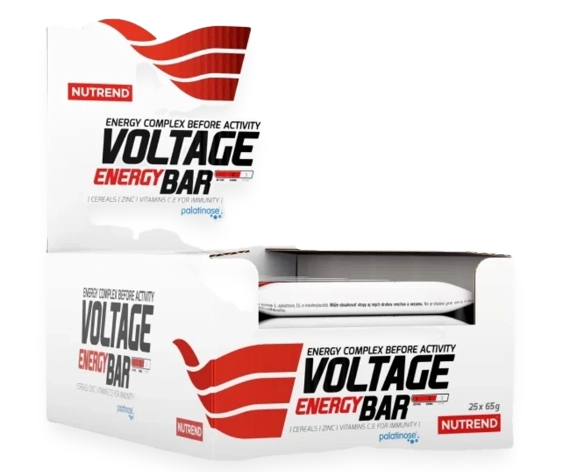 Voltage Energy Bar, Hazelnut - 25 x 65g
