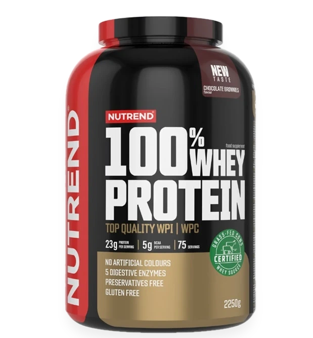 100% Whey Protein, Chocolate Brownies - 2250 grams