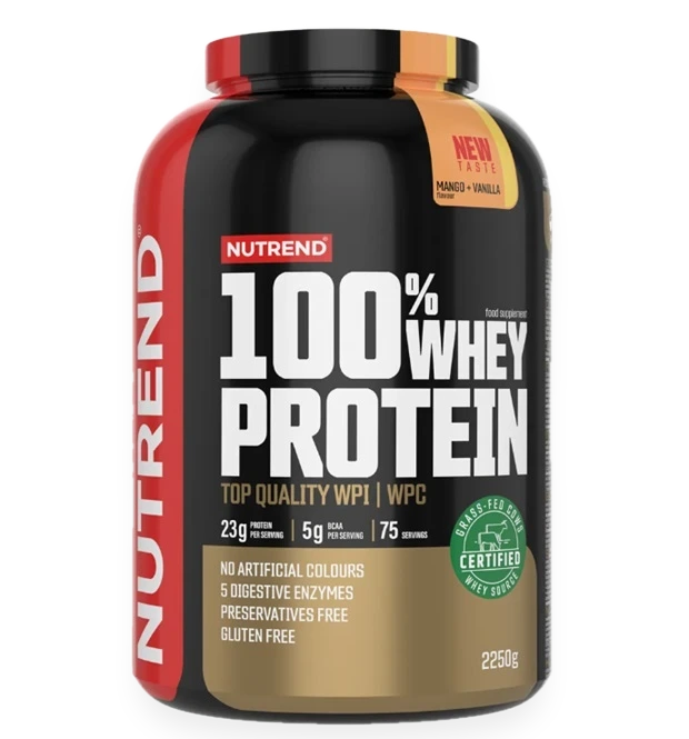 100% Whey Protein, Mango + Vanilla - 2250 grams