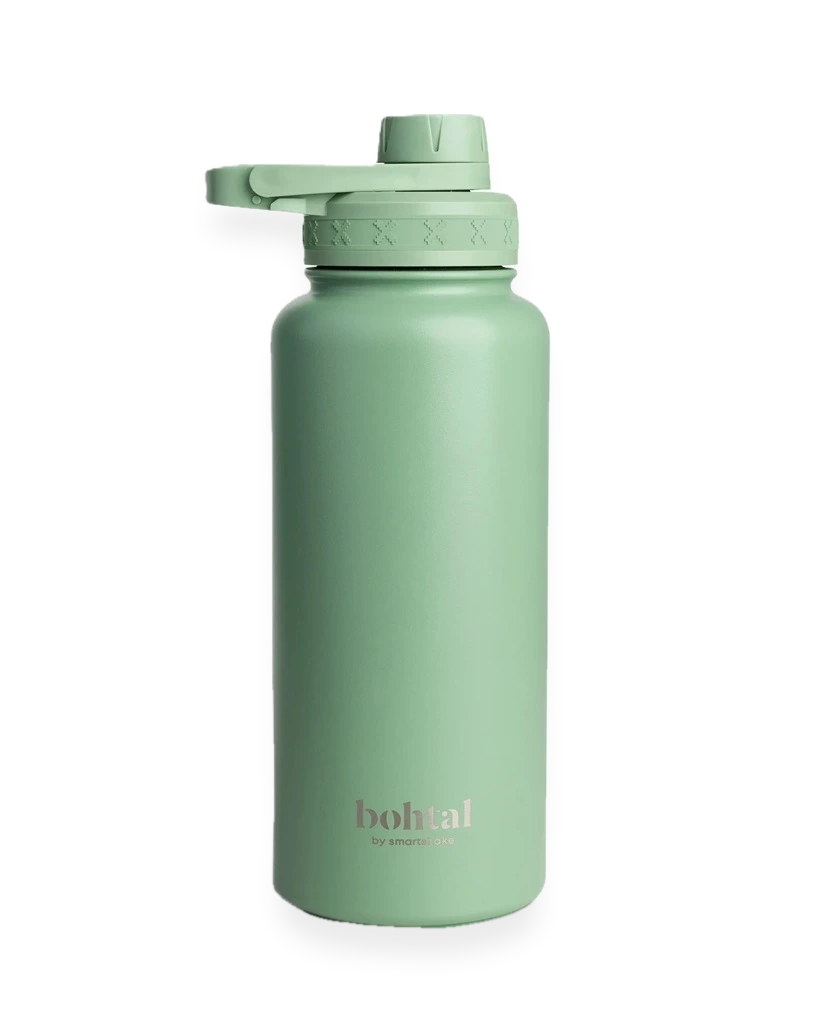 Bohtal Insulated Sports Bottle, Green - 960 ml.
