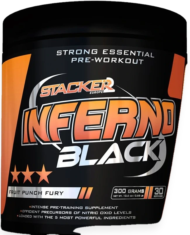 Inferno Black, Fruit Punch Fury - 300 grams