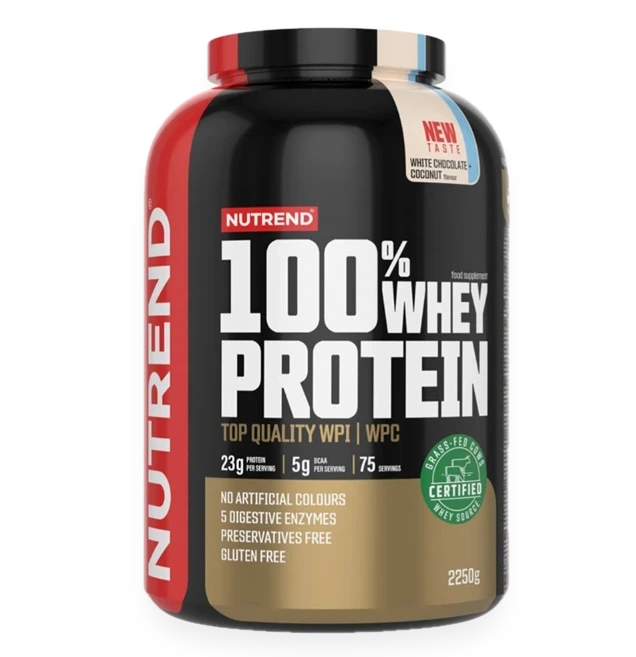 100% Whey Protein, White Chocolate + Coconut - 2250 grams