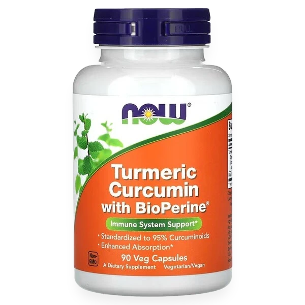 Turmeric Curcumin with BioPerine - 90 vcaps