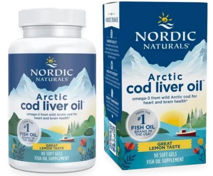 Arctic Cod Liver Oil, 750mg Lemon - 90 softgels