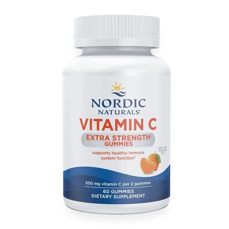 Vitamin C Extra Strength Gummies, Tangerine - 60 gummies