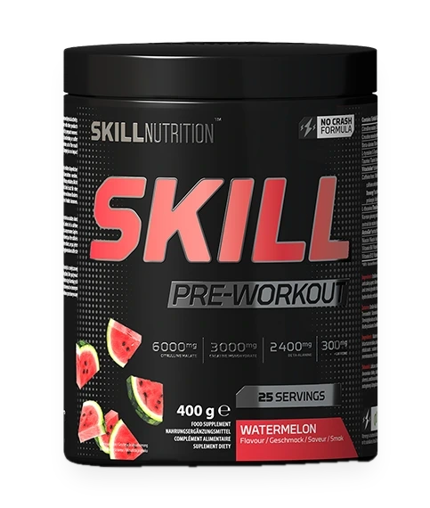 Skill Pre-Workout, Watermelon - 400-412 grams