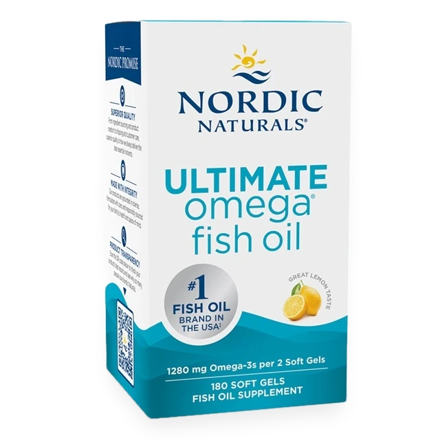 Ultimate Omega, 1280mg Lemon - 180 softgels