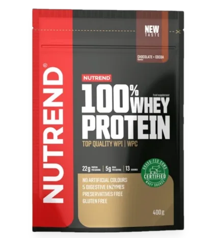 100% Whey Protein, Chocolate + Cocoa - 400 grams