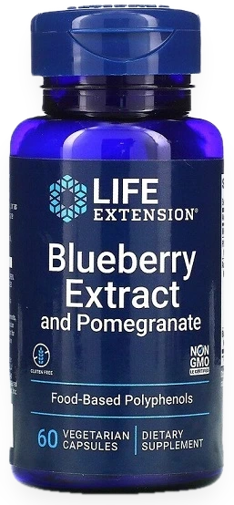 Blueberry Extract with Pomegranate - 60 vcaps