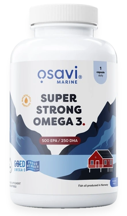 Super Strong Omega 3, 500 EPA / 250 DHA - 180 softgels