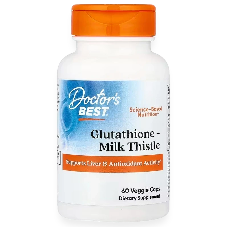 Glutathione + Milk Thistle - 60 vcaps