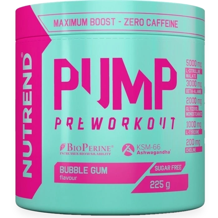 Pump Pre-Workout, Bubble Gum - 225 grams