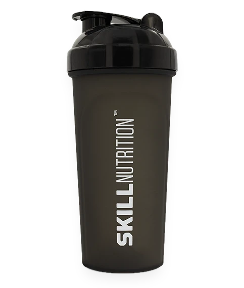 Skill Nutrition Shaker, Black - 700 ml.
