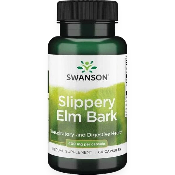 Slippery Elm Bark, 400mg - 60 caps