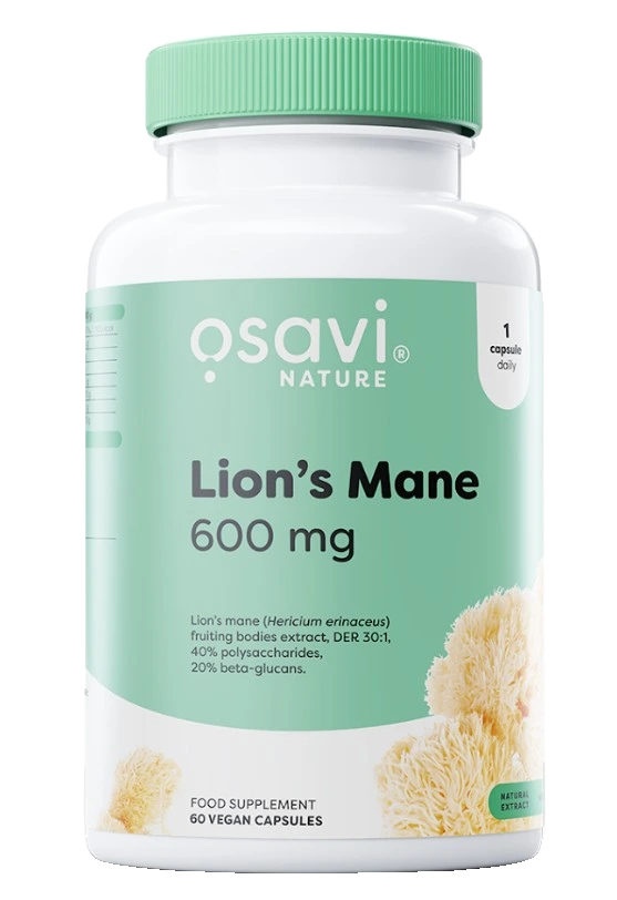 Lion's Mane, 600mg - 60 vegan caps