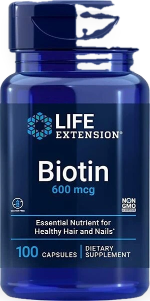 Biotin, 600mcg - 100 caps