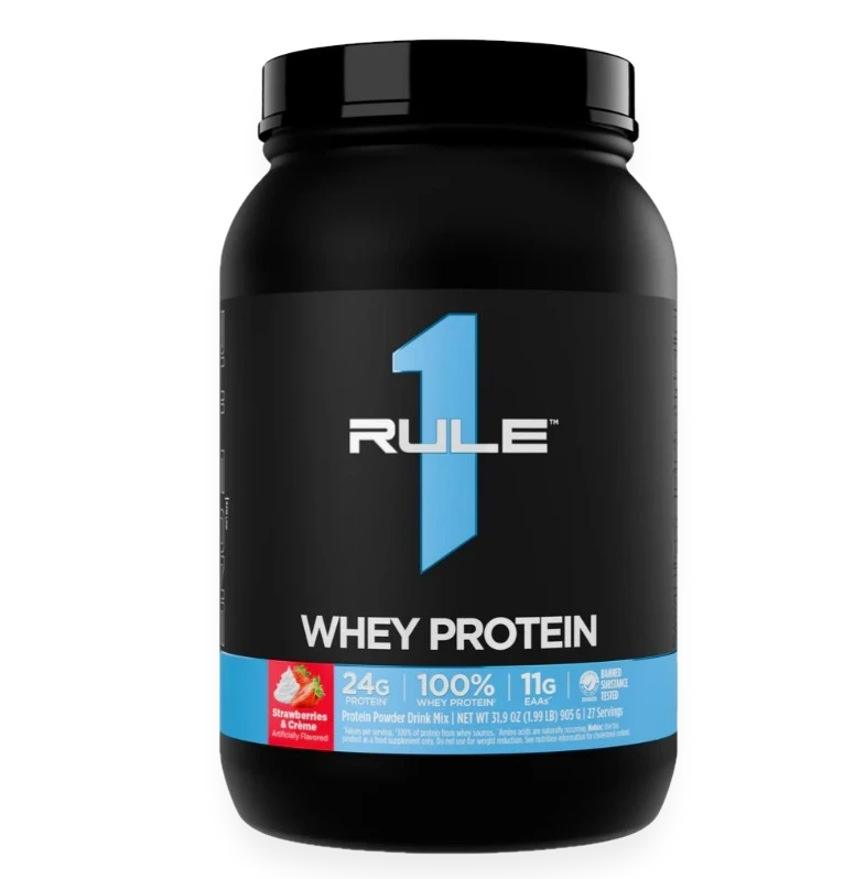 R1 Whey Protein, Strawberries & Creme - 905 grams