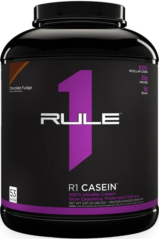 R1 Casein, Chocolate Fudge - 1800 grams
