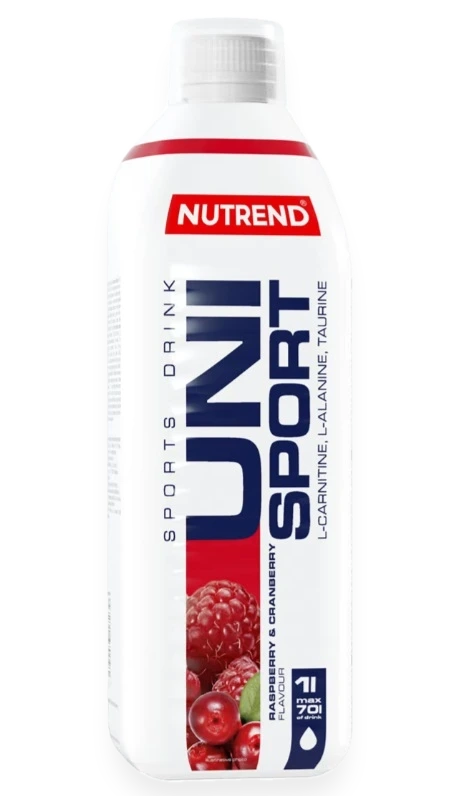 Unisport, Raspberry & Cranberry - 1000 ml.