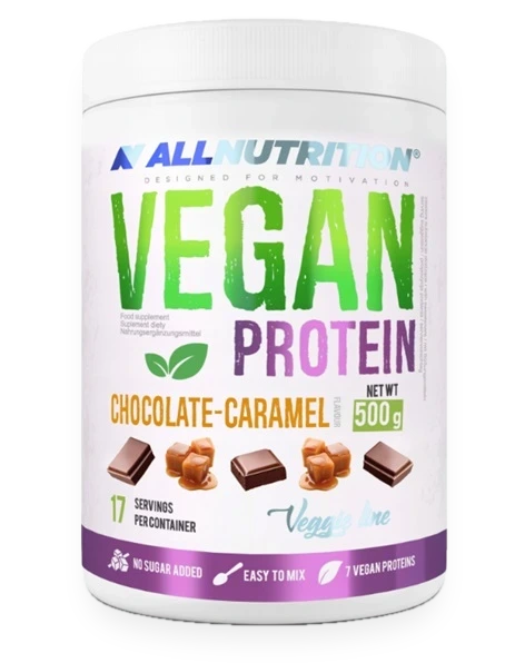 Vegan Protein, Chocolate Caramel - 500 grams