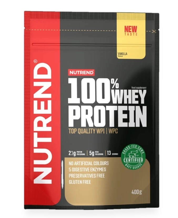 100% Whey Protein, Vanilla - 400 grams