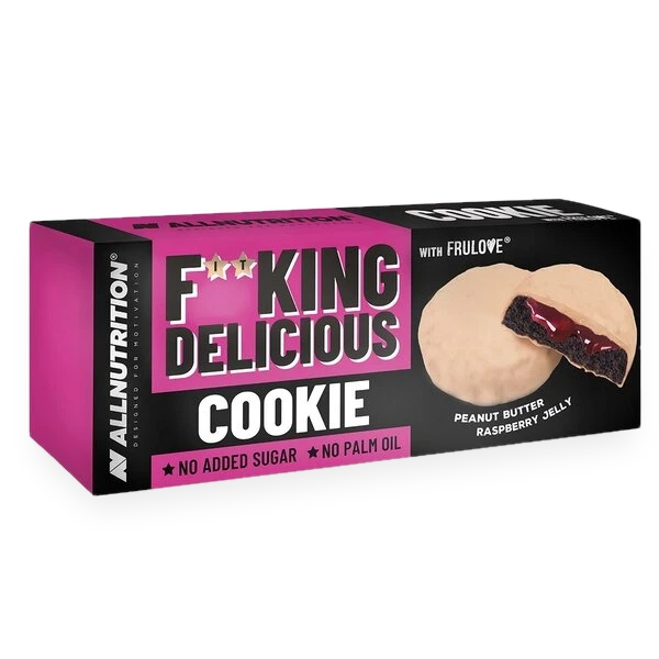Fitking Delicious Cookie, Peanut Butter Raspberry Jelly - 128 grams