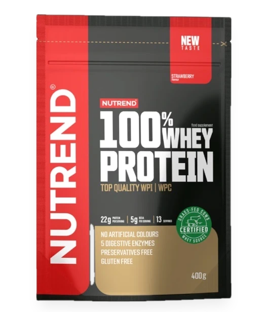 100% Whey Protein, Strawberry - 400 grams