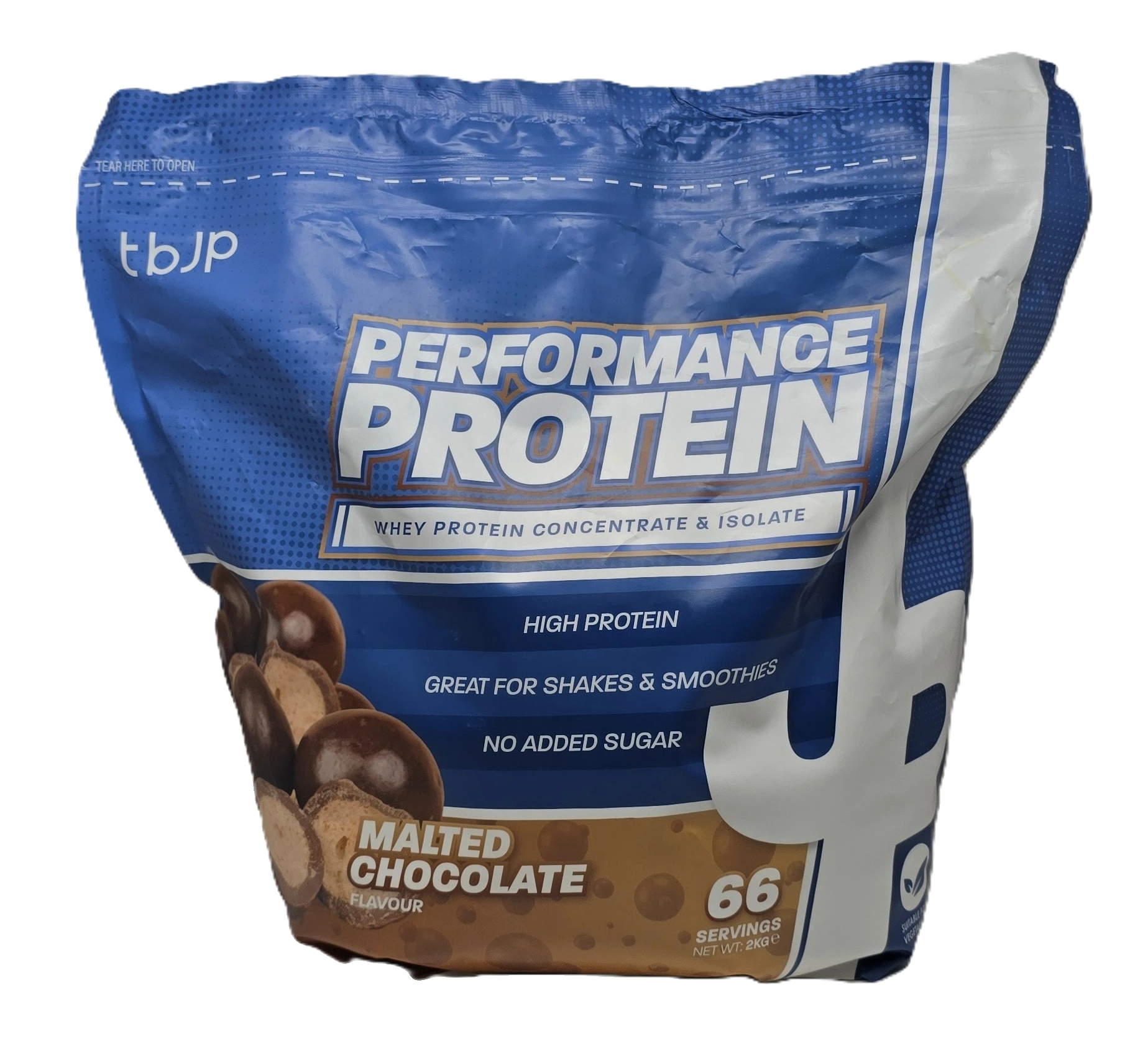 Performance Protein, Malted Chocolate - 2000 grams