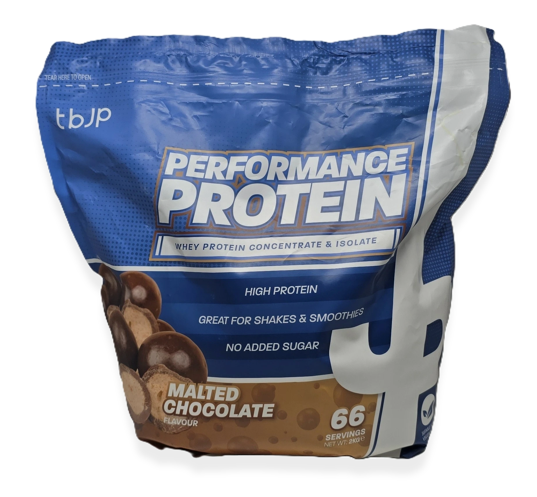 Performance Protein, Malted Chocolate - 2000 grams