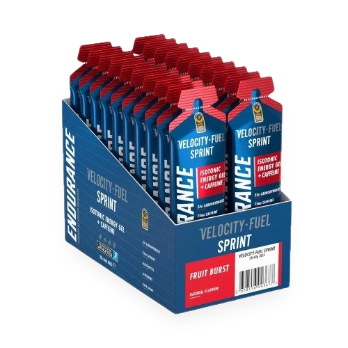 Endurance Sprint Isotonic Energy Gel + Caffeine, Fruit Burst - 20 x 60g