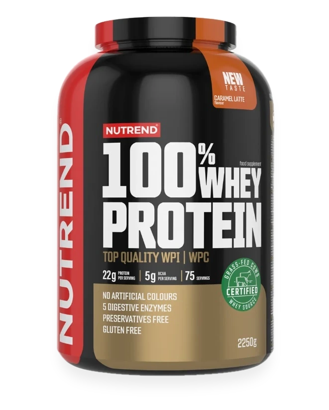 100% Whey Protein, Caramel Latte - 2250 grams