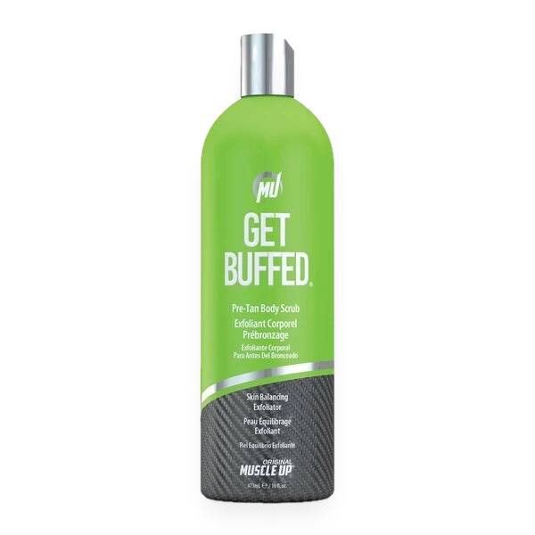 Get Buffed, Pre-Tan Body Scrub and Skin Balancing Exfoliator - 473 ml.