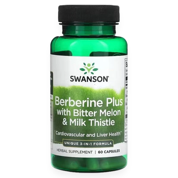 Berberine Plus with Bitter Melon & Milk Thistle - 60 caps