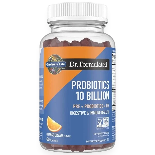Dr. Formulated Probiotics 10 Billion, Orange Dream - 60 gummies