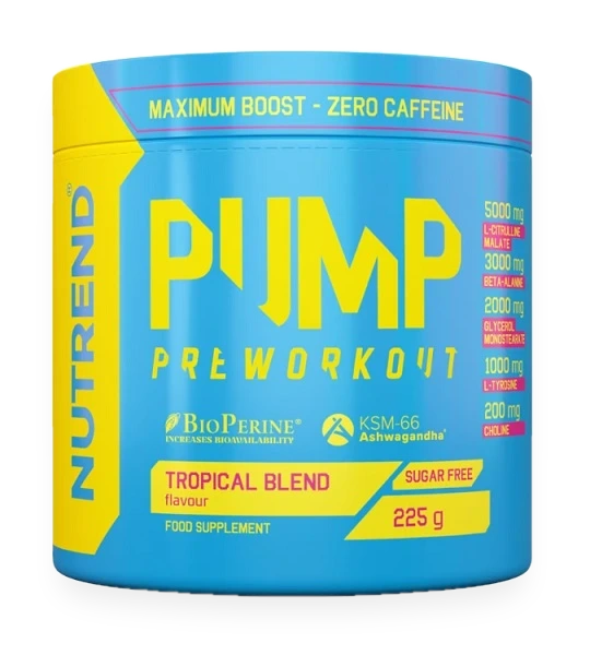 Pump Pre-Workout, Tropical Blend - 225 grams