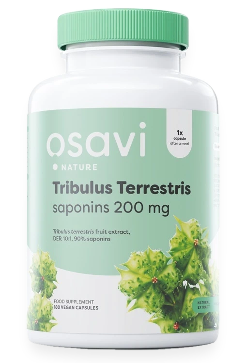 Tribulus Terrestris, Saponins 200mg - 180 vegan caps