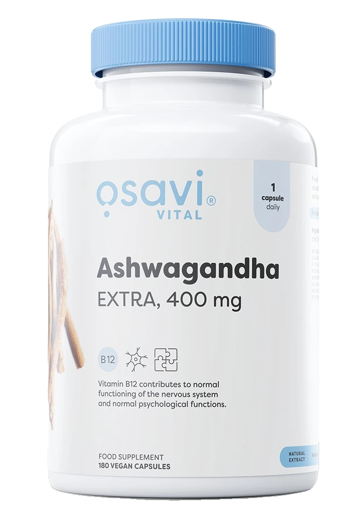 Ashwagandha Extra, 400mg - 180 vegan caps