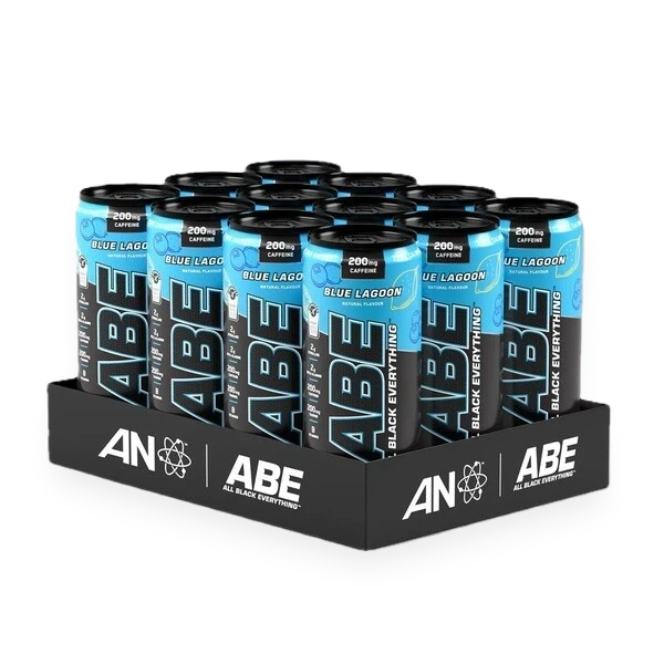 ABE Energy + Performance Cans, Blue Lagoon - 12 x 330 ml.