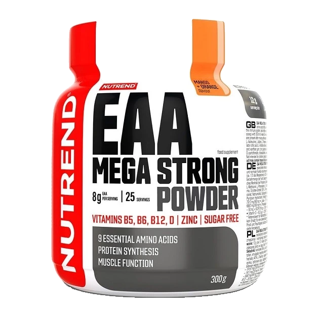 EAA Mega Strong Powder, Mango + Orange - 300 grams