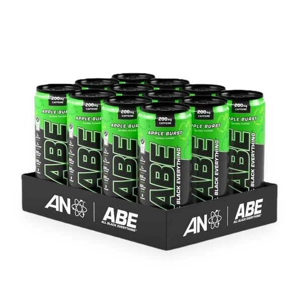 ABE Energy + Performance Cans, Apple Burst - 12 x 330 ml.
